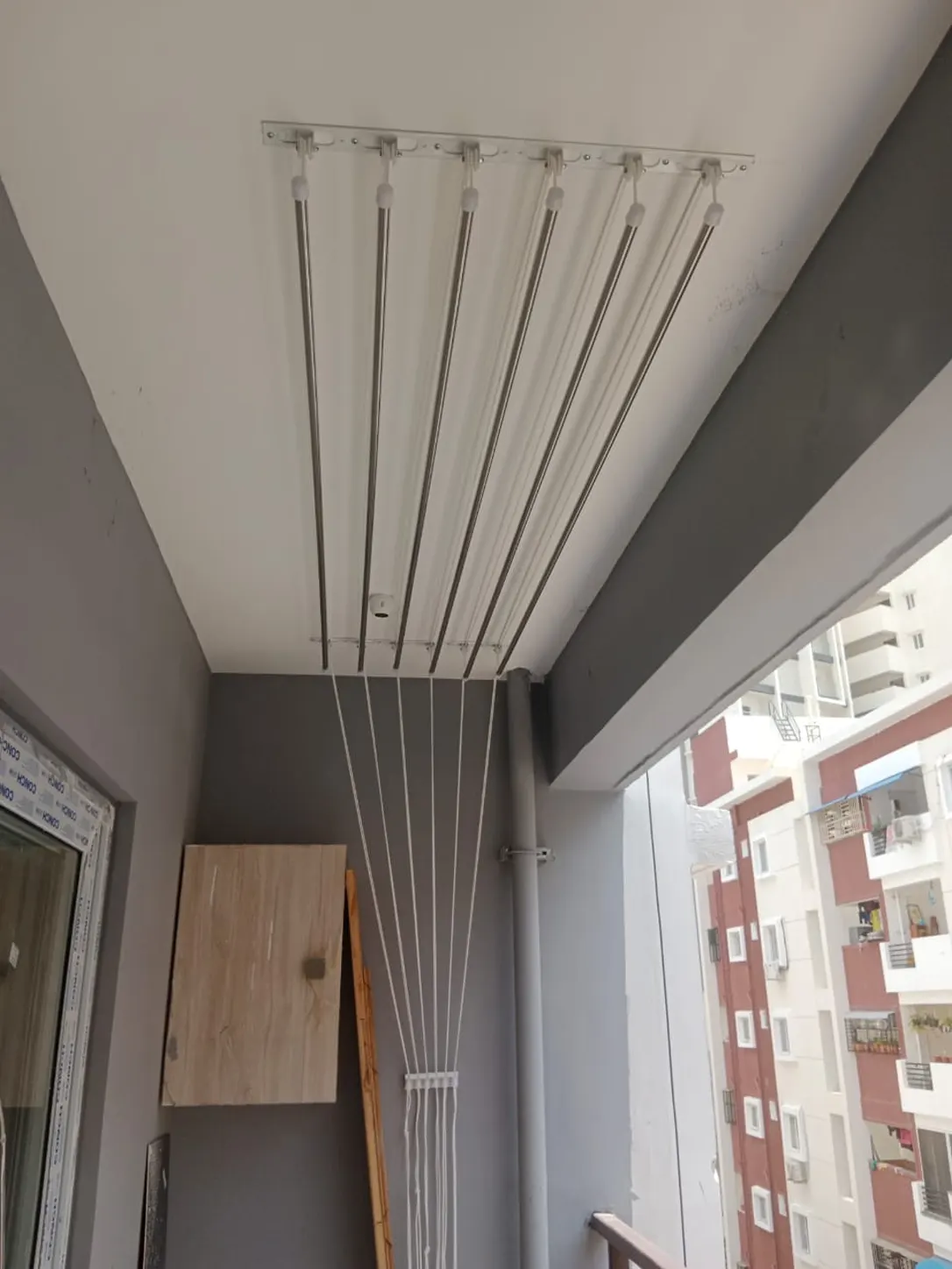 Invisible Safety Grill for Balcony